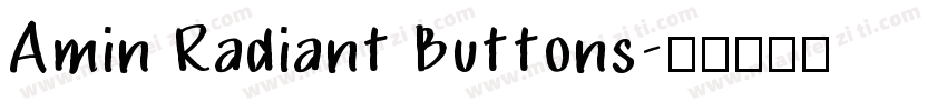 Amin Radiant Buttons字体转换